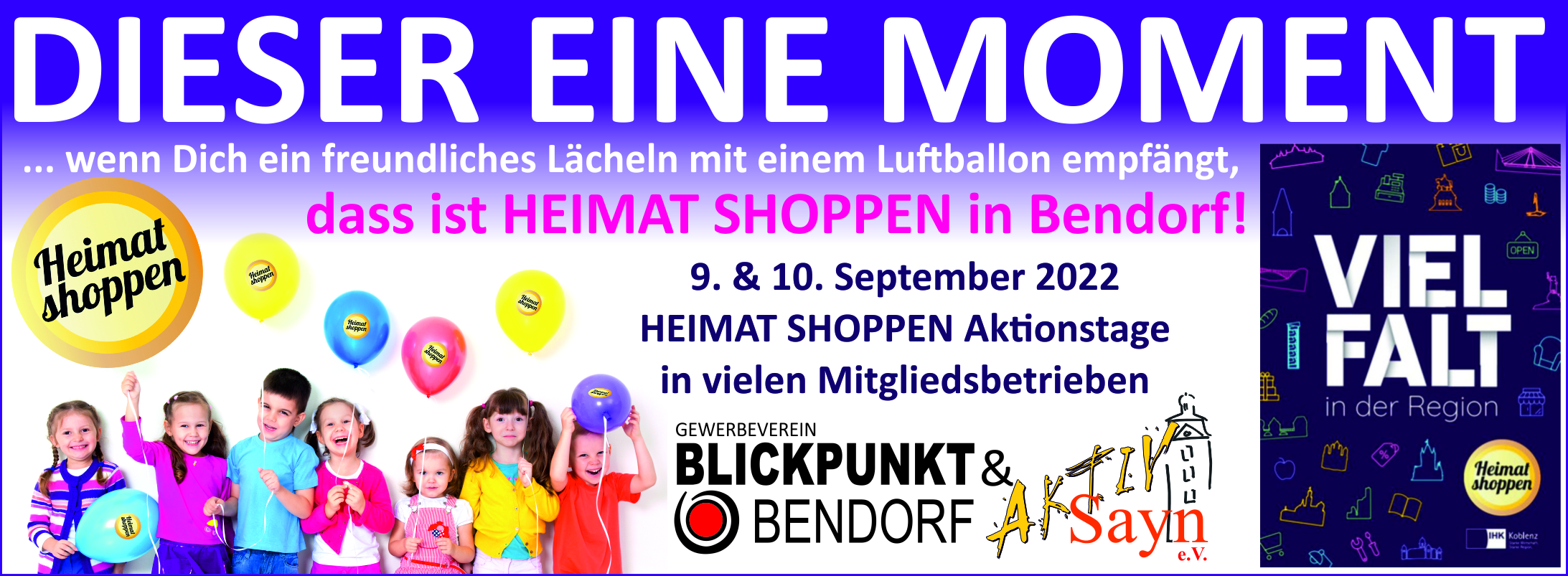 Anzeige Heimat Shoppen 185 x 68 mm